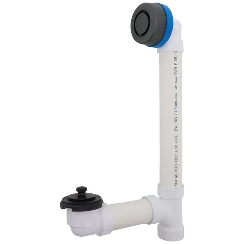 Main product image of True Blue PVC Bath Waste Full Kit w/ Uni-Lift Stopper, Finished Drain Spud (Oil Rubbed Bronze)
