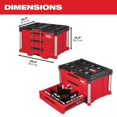 Packout 2 3 Drawer Box Milwaukee Packout 2 3 Drawer Box Packout