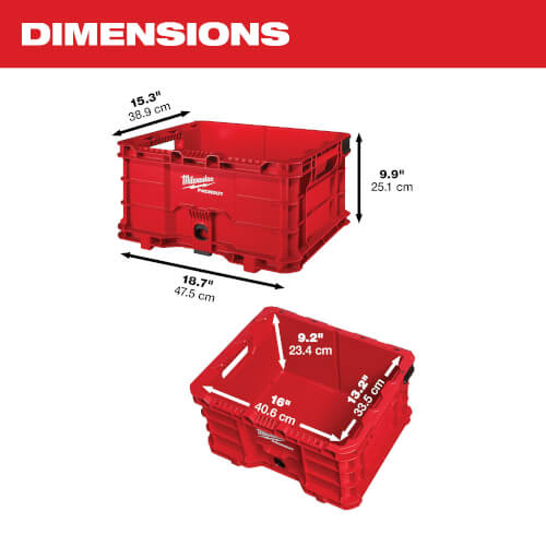 PACKOUT-DEEP-CRATE - Milwaukee PACKOUT-DEEP-CRATE - PACKOUT Package w ...