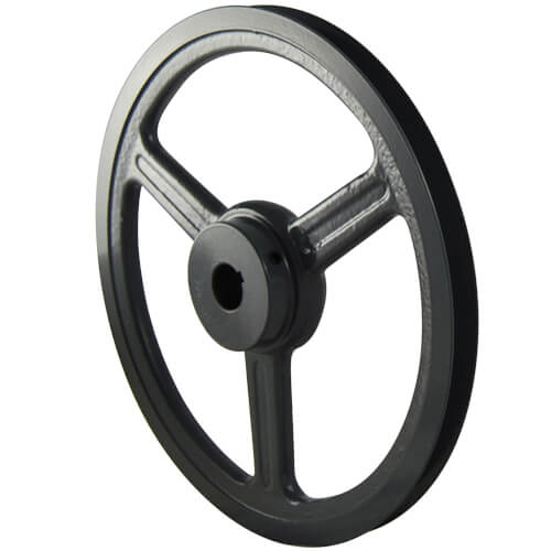 Main product image of 10.93" OD, Stock AL and AM Pulleys for 4L or A Belts (1" Bore)