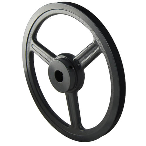 Main product image of 5.93" OD, Stock AL and AM Pulleys for 4L or A Belts (1" Bore)