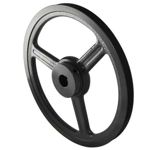 Main product image of 9.25" OD Stock AL & AM Pulleys for 4L/A Belts w/ 3/4" Bore