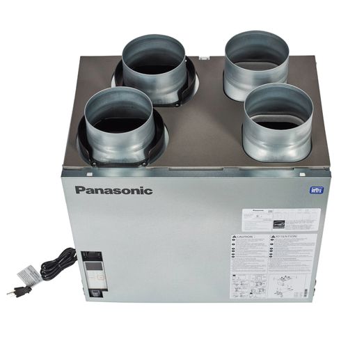 Main product image of Panasonic BalancedHome 160 Elite Plus+ Energy Recovery Ventilator (ERV), 30-160 CFM, Top Port, FV-16VEC1T