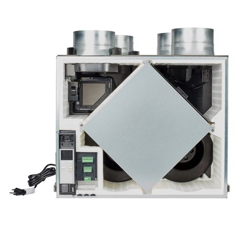 Main product image of Panasonic BalancedHome 160 Elite Plus+ Energy Recovery Ventilator (ERV), 30-160 CFM, Top Port, FV-16VEC1T
