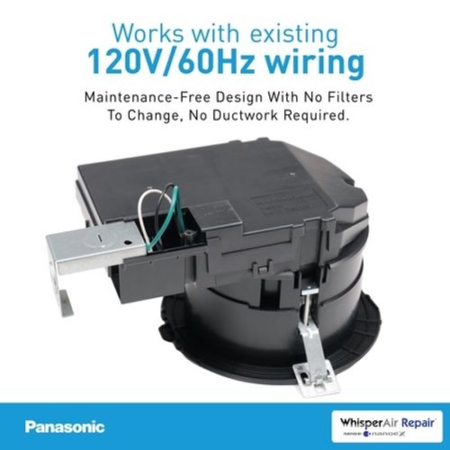 Main product image of Panasonic WhisperAir Repair Filter-Free Ceiling Mount Air Purifier, FV-01VCN1