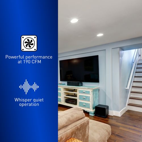 Main product image of Panasonic WhisperCeiling Bathroom Exhaust Fan, 190 CFM, FV-20VQ3