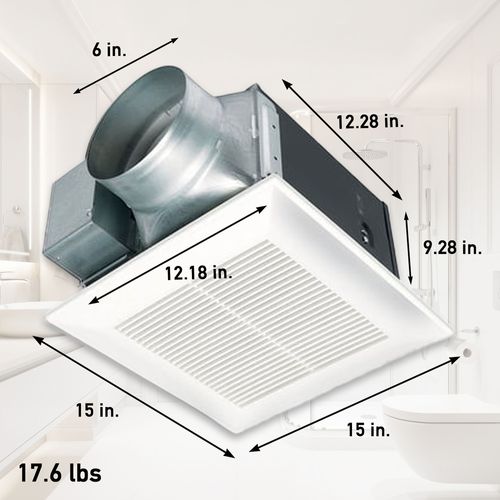 Main product image of Panasonic WhisperCeiling Bathroom Exhaust Fan, 290 CFM, FV-30VQ3