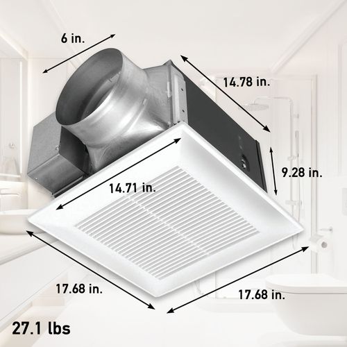 Main product image of Panasonic WhisperCeiling Bathroom Exhaust Fan, 390 CFM, FV-40VQ4