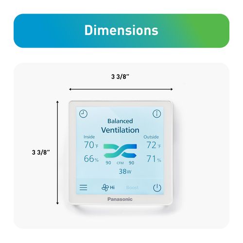 Main product image of Intelli-Balance 100 Energy Recovery Ventilator (ERV), Corded Model, 30-100 CFM, Temperate Climate, FV-SCVE2