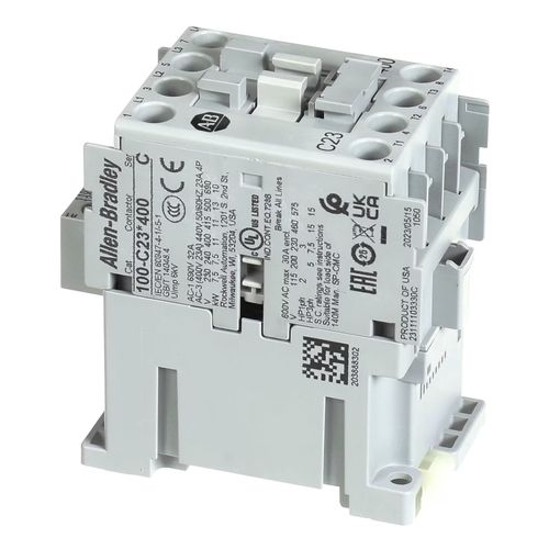 Main product image of Contactor, 23A, 4-Pole, 110/120V Coil, 100-C23D400