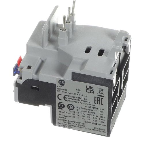 Main product image of 100 K Mini Series Overload Relay, 4.5A, 193KB63