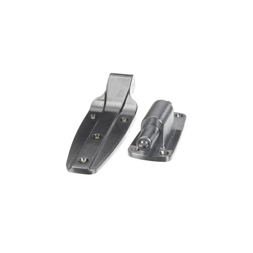 Main product image of Hinge, Brushed Chrome, Flush, Left Hand, 11248000032