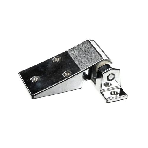 Main product image of Door Hinge, Polished Chrome, Textured Panel, Flush Mount, 1255-000014