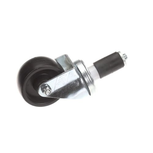 Main product image of Caster, 4" Overall, Swivel, Black Stem, No Brake, HD-CST0214