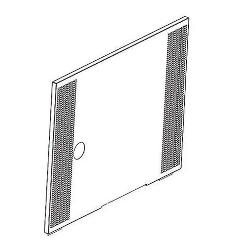 Main product image of Back, Stainless Steel, 9802F-290, RP-BCK1707