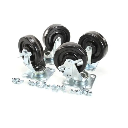Main product image of 6-18" Four Casters Kit w/ & w/o Locking Breaks, CK1