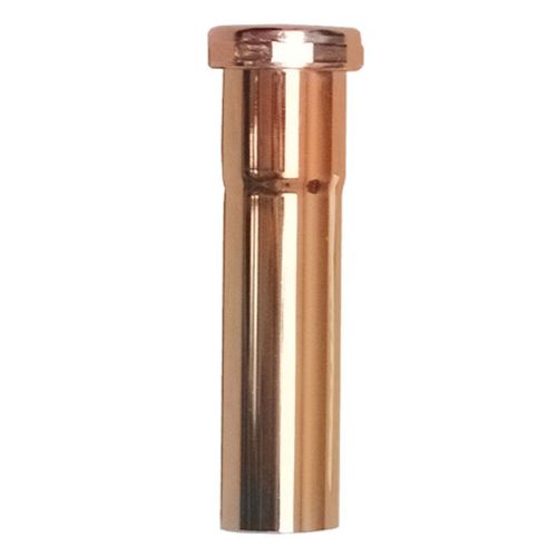 Main product image of 1-1/2" x 12", 17 Gauge, Slip Joint Extension Tube (Rough Brass)