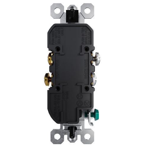 Main product image of Radiant Outdoor Weather-Resistant, Tamper-Resistant External Pressure Plated Outlet Duplex Receptacle, NEMA 5-15R - White (15A, 125V), 885TREXWRW