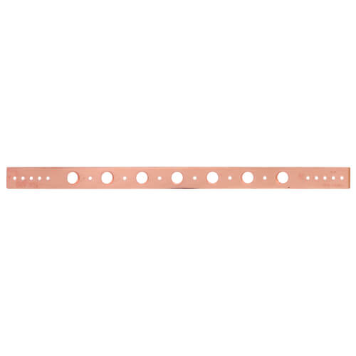 Main product image of 1/2" Copper Stub Bracket w/ extruded holes (20" Length)