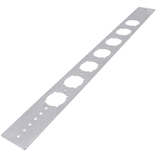 Main product image of 1/2", 3/4" , 1" PEX Galvanized Steel Stub Bracket (20" Length)