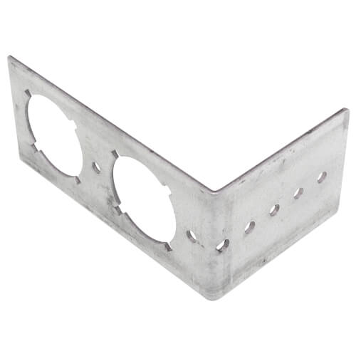 Main product image of 1/2", 3/4", 1" PEX Galvanized Steel Stub L-Bracket (4-1/4" x 3-1/4" x 2")