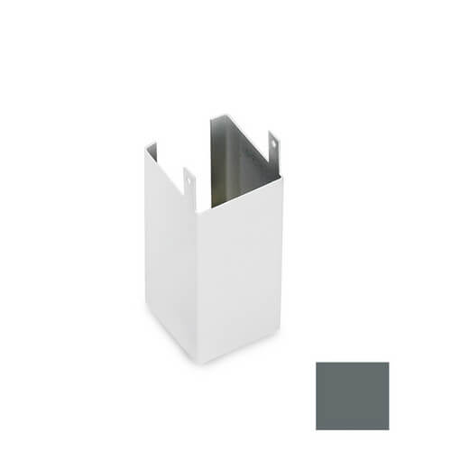 Main product image of 3" Vertical Cover for all models (Runtal Steel - Dark Grey)