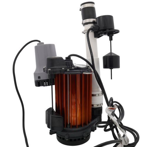 Main product image of 1/2 HP Sump Pump Combo 115v & 12v Battery Sump Pump Back-Up System - Pre-Assembled