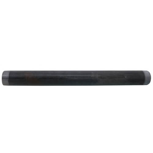 2" x 24" Black Nipple