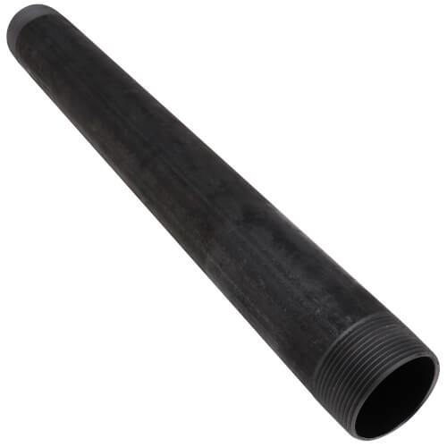Main product image of 2-1/2" x 24" Black Nipple