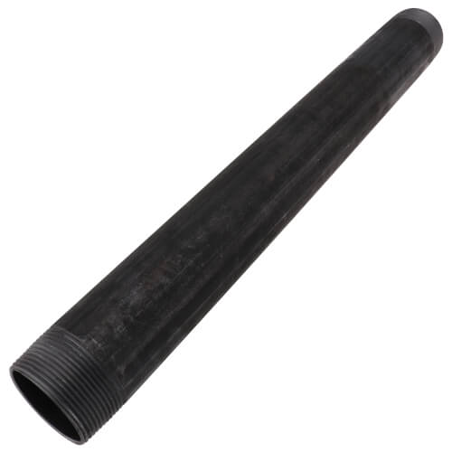 Main product image of 2-1/2" x 24" Black Nipple