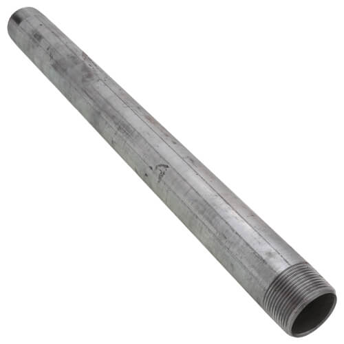 1-1/4" x 18" Galvanized Nipple