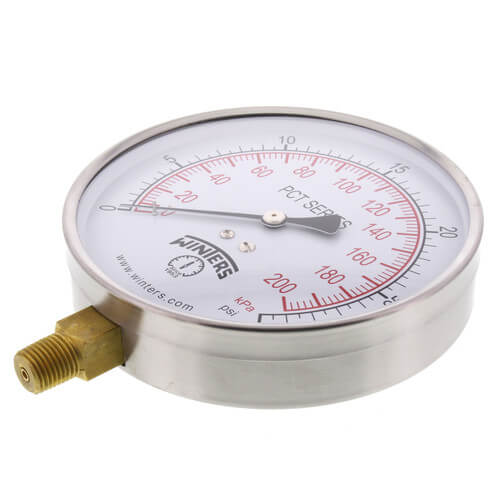 Main product image of 4.5" PCT Contractor Pressure Gauge (0-30 PSI)