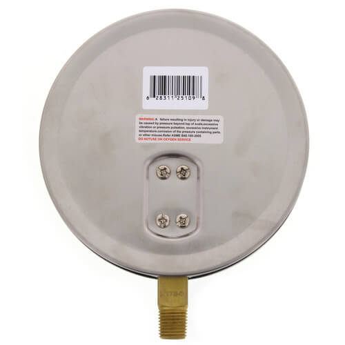 Main product image of 4.5" PCT Contractor Pressure Gauge (0-60 PSI)