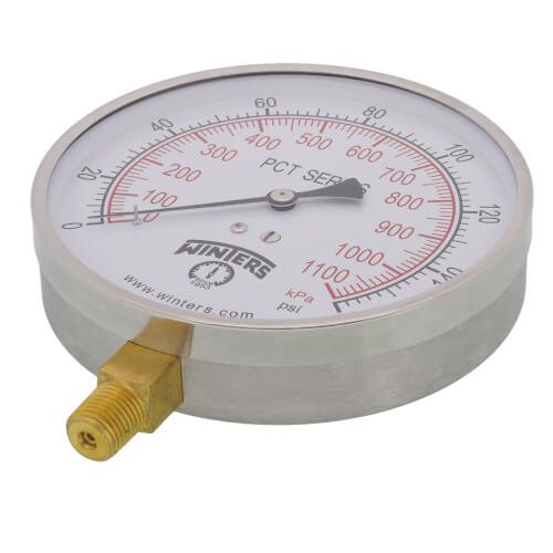 Main product image of 4.5" PCT Contractor Pressure Gauge (0-160 PSI)