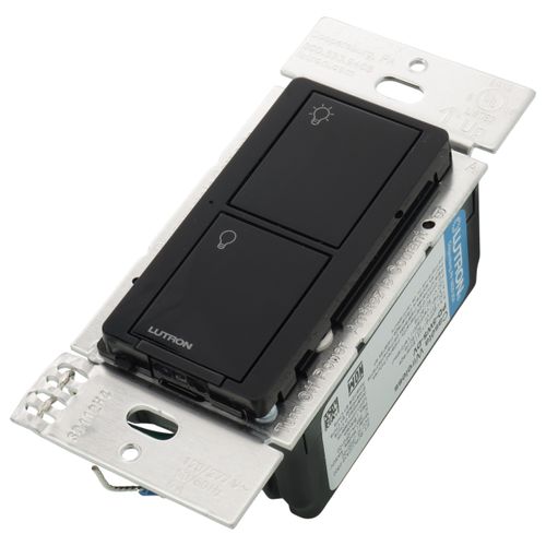 Main product image of Caseta Wireless In-Wall 3-Way 2-Wire Smart Switch 5A, 120/277V (Black)