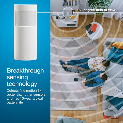 Main product image of Caseta Smart Motion Sensor, Vacancy Only, Works With Caseta Dimmers and Switches, PD-VSENS-WH, White