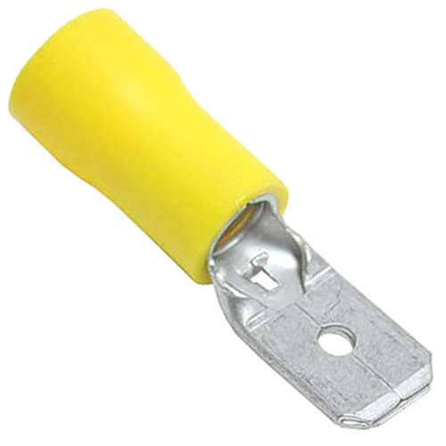 Main product image of 1/4" Male Insulated Quick Connects - 12-10 AWG (Blister Pack of 100), PD455051
