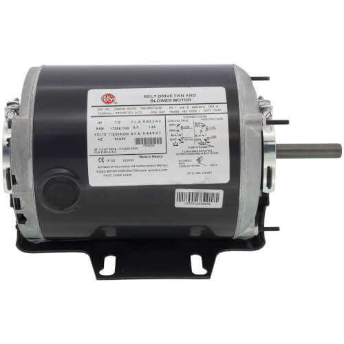Main product image of Single Speed ODP Split Phase Belted Fan & Blower Motor (115/208/230V, 1/2 HP, 1725 RPM)