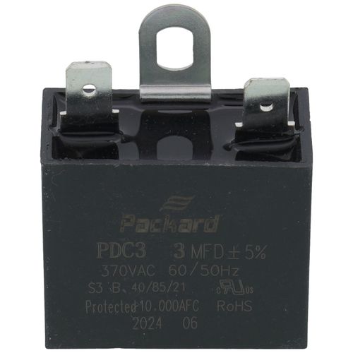 Main product image of 370V Dry AC Motor Run Capacitor (3 MFD)