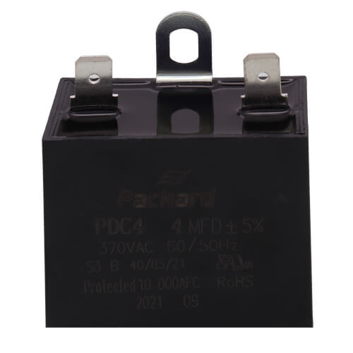 Main product image of 370 V Dry AC Motor Run Capacitor (4 MFD)
