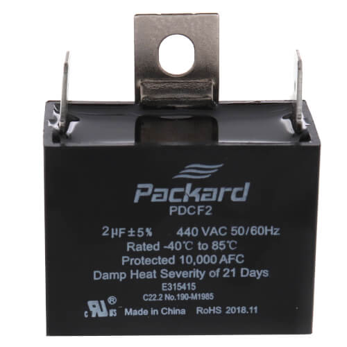 Main product image of 440V Dry AC Motor Run Capacitor (2 MFD)