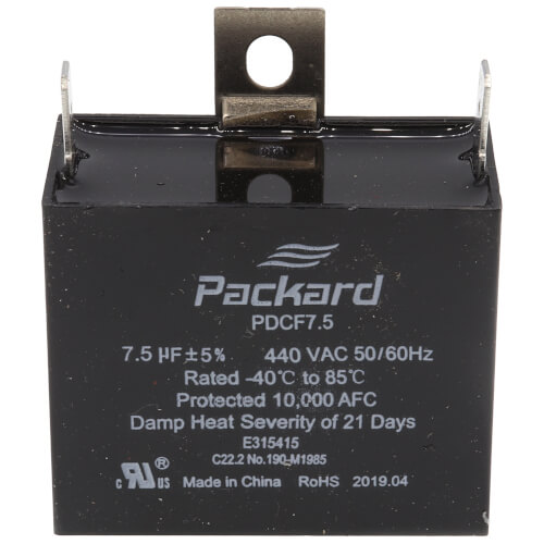 Main product image of 440V Dry AC Motor Run Capacitor (7.5 MFD)