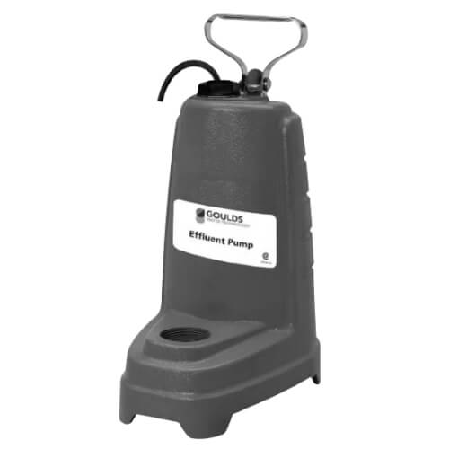 Main product image of PE Series Submersible Effluent Pump (1/2 HP, 115V, 1PH, 70 GPM, 20' Cord - Manual)