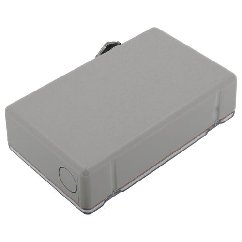 Main product image of 4-1/4" x 7" x 2" Plastic Housing w/ 2-3/4" x 6" Mounting Track, NEMA 4/4X, 3/4" MNPT Nipple, Transparent Lid