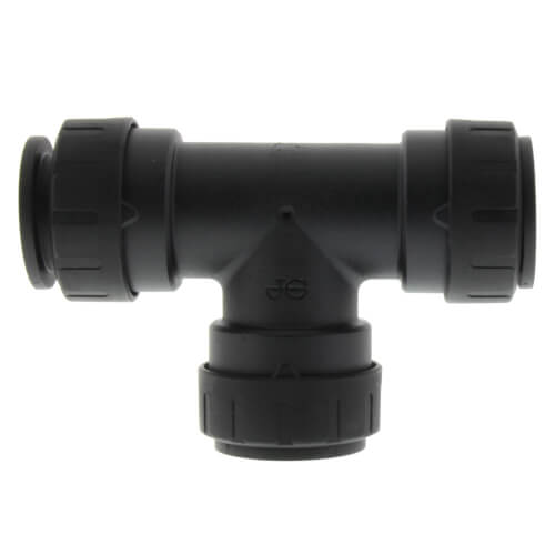PEI0228E PEX Union Tee, 3/4" CTS, Black