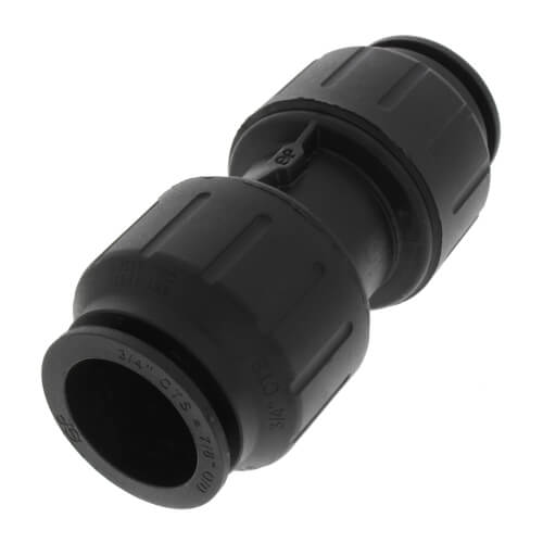 Main product image of PEI0428E PEX Coupler, 3/4" CTS, Black