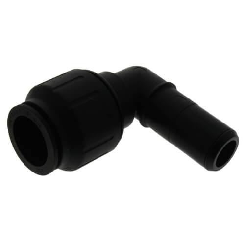 Main product image of PEI222828E 3/4" CTS x 3/4" Stem Black Plug-In 90° Elbow, Black
