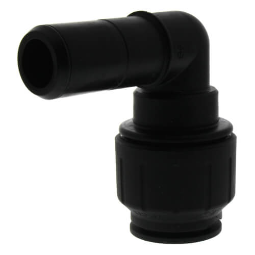 Main product image of PEI222828E 3/4" CTS x 3/4" Stem Black Plug-In 90° Elbow, Black