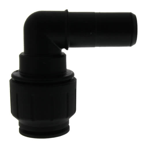 Main product image of PEI222828E 3/4" CTS x 3/4" Stem Black Plug-In 90° Elbow, Black