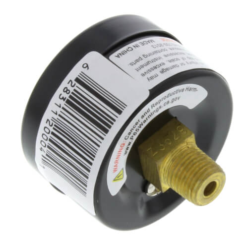 Main product image of 1-1/2" PEM Dual Scale Economy Pressure Gauge (0-60 PSI)